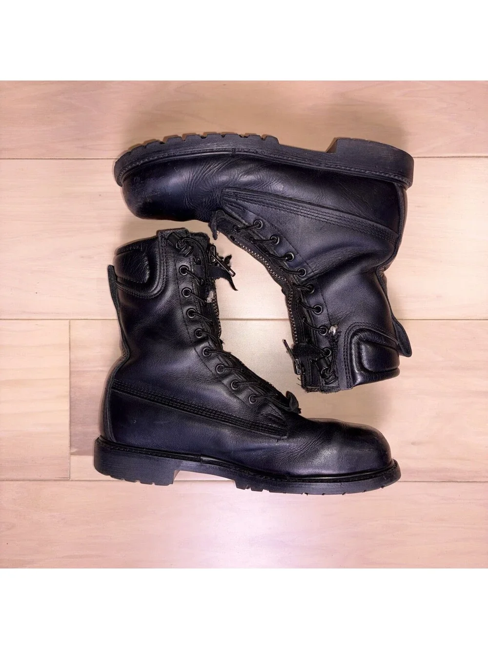 Pro Warrington 3003 8” Wildland Station Boots Men’s 9.5 Black Leather